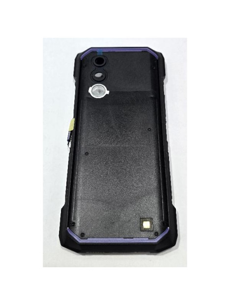 Tapa trasera o tapa bateria negra morada para Doogee Blade 20