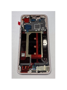 Pantalla lcd para Oppo Reno 13 Pro 5G CPH2697 mas tactil negro con marco rosa calidad premium