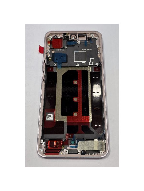 Pantalla lcd para Oppo Reno 13 Pro 5G CPH2697 mas tactil negro con marco rosa calidad premium