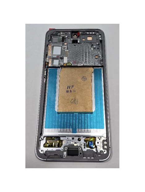 Pantalla lcd para Samsung Galaxy S25 Plus 5G S936 mas tactil negro con marco plata calidad Oled