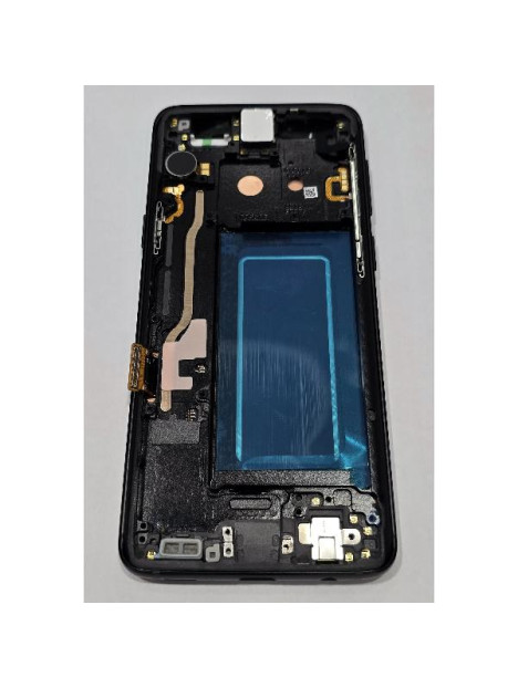Pantalla lcd para Samsung Galaxy S9 SM-G960F mas tactil negro marco negro ensamblado GH97-21696A Service Pack