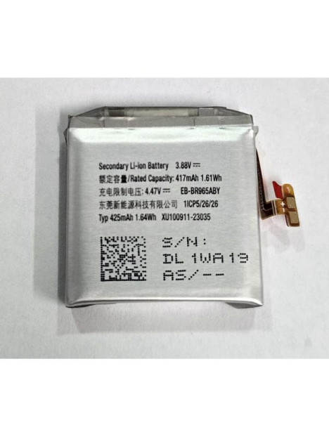 Bateria EB-BR965ABY 425mAh para Samsung Galaxy Watch6 Classic 47mm R960 R965 GH43-05162A Service Pack