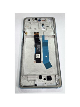 Pantalla lcd para Xiaomi Redmi Note 14 Pro 4G mas tactil negro con marco azul 560001000O600 Service Pack