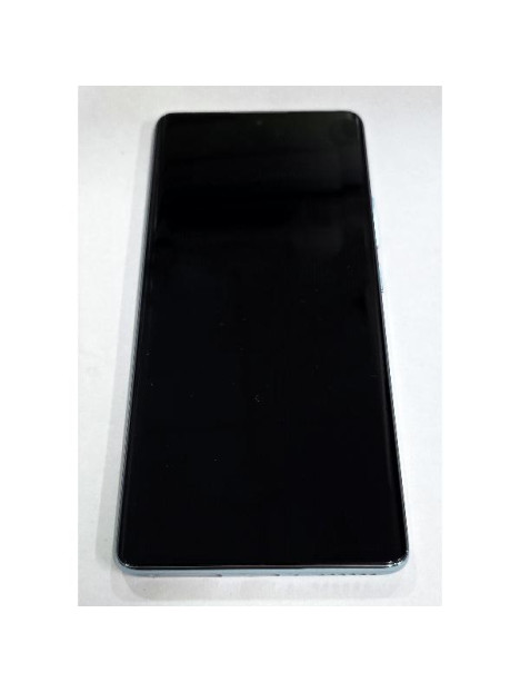 Pantalla lcd para Xiaomi Redmi Note 14 Pro 4G mas tactil negro con marco azul 560001000O600 Service Pack