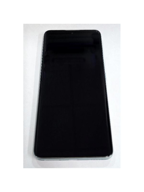 Pantalla lcd para Xiaomi Redmi Note 14 Pro Plus 5G mas tactil negro con marco azul 5600170O16U00 Service Pack
