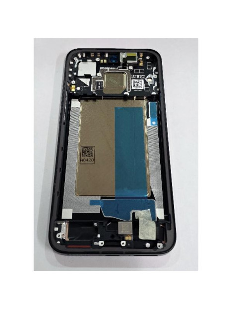 Pantalla lcd para Xiaomi Poco F7 25053PC47G mas tactil negro con marco negro 5600270O10U00 Service Pack