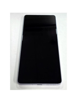 Pantalla lcd para Xiaomi Redmi Note 14S mas tactil negro con marco morado 56000200N6R00 Service Pack
