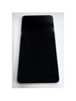 Pantalla lcd para Xiaomi Redmi Note 14 5G mas tactil negro con marco morado 56001900O1700 Service Pack