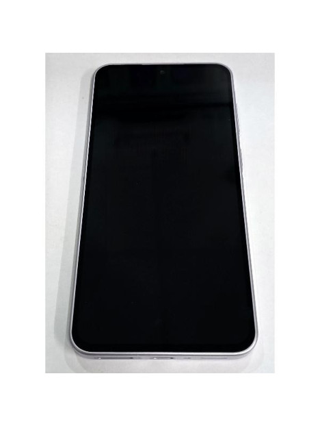 Pantalla lcd para Samsung Galaxy A36 5G A366B mas tactil negro con marco lavanda GH82-36841D Service Pack