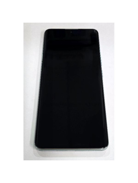 Pantalla lcd para Xiaomi Redmi Note 14 Pro 5G mas tactil negro con marco verde 56002500O1600 Service Pack