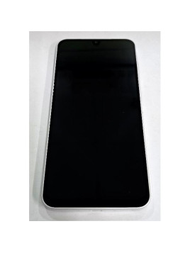 Pantalla lcd para Samsung Galaxy A26 5G A266B mas tactil negro con marco blanco GH82-37049B Service Pack