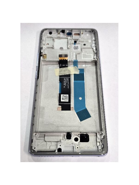 Pantalla lcd para Xiaomi Redmi Note 14 Pro 4G 24116RACCG tactil negro con marco morado 560002000O600 Service Pack