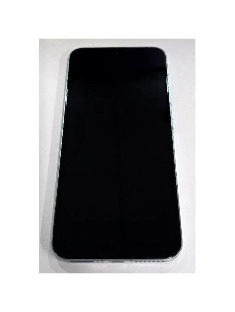 Pantalla lcd para Xiaomi 14 5G 23127PN0CC mas tactil negro con marco verde 56000600N300 Service Pack