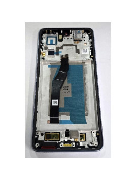 Pantalla lcd para Xiaomi 14T 5G mas tactil negro con marco azul 5600050N12A00 Service Pack