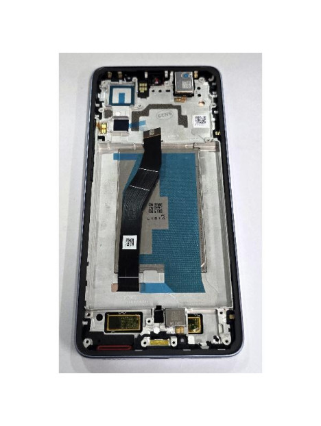 Pantalla lcd para Xiaomi 14T 5G mas tactil negro con marco azul 5600050N12A00 Service Pack