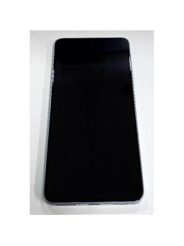 Pantalla lcd para Xiaomi 14T 5G mas tactil negro con marco azul 5600050N12A00 Service Pack