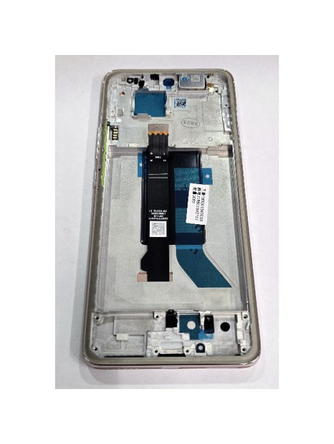 Pantalla lcd para Xiaomi Redmi Note 14 Pro 5G 24090RA29G tactil negro marco dorado 56004600O1600 Service Pack