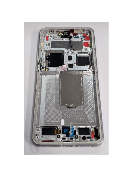 Pantalla lcd para Xiaomi 15 Ultra 25010PN30G mas tactil negro con marco blanco 560005000O100 Service Pack