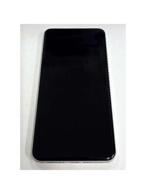 Pantalla lcd para Xiaomi 15 Ultra 25010PN30G mas tactil negro con marco blanco 560005000O100 Service Pack