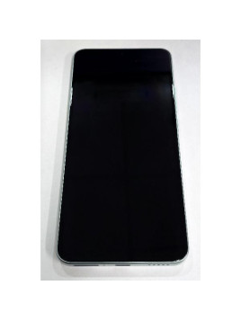 Pantalla lcd para Xiaomi 13T 2306EPN60G mas tactil negro con marco verde 560019M12A00 Service Pack