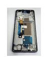 Pantalla lcd para Motorola Egde 60 Fusion mas tactil negro con marco azul Slipstream 5D68C29878 Service Pack