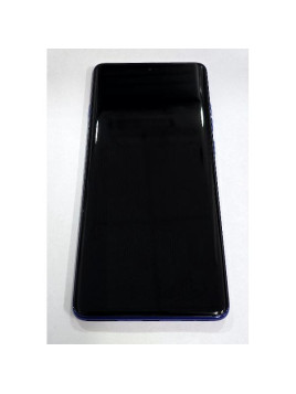 Pantalla lcd para Motorola Edge 60 Pro mas tactil negro con marco azul 5D68C30046 Service Pack