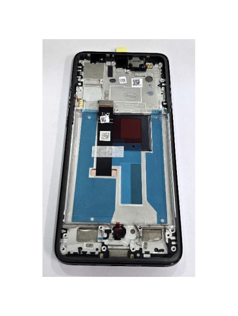 Pantalla lcd para Motorola ThinkPhone 25 5G mas tactil negro con marco negro 5D68C28405 Service Pack