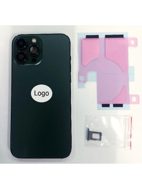 Tapa trasera o tapa bateria verde para iPhone 13 Pro Max mas marco central con componentes Remanufacturada Grado A