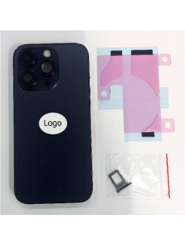 Tapa trasera o tapa bateria morada para iPhone 14 Pro A2889 mas marco central y componentes Remanufacturada Grado A