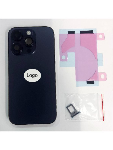 Tapa trasera o tapa bateria morada para iPhone 14 Pro A2889 mas marco central y componentes Remanufacturada Grado A