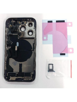 Tapa trasera o tapa bateria morada para iPhone 14 Pro A2889 mas marco central y componentes Remanufacturada Grado A