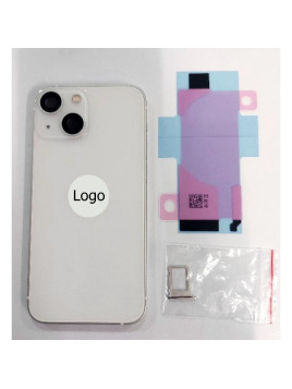 Tapa trasera o tapa bateria blanca para iPhone 13 mini mas marco central y componentes Remanufacturada Grado A