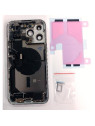 Tapa trasera o tapa bateria plata para iPhone 14 Pro Max mas marco central y componentes Remanufacturada Grado A
