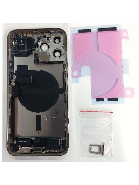 Tapa trasera o tapa bateria dorada para iPhone 13 Pro Max mas marco central y componentes Remanufacturada Grado A