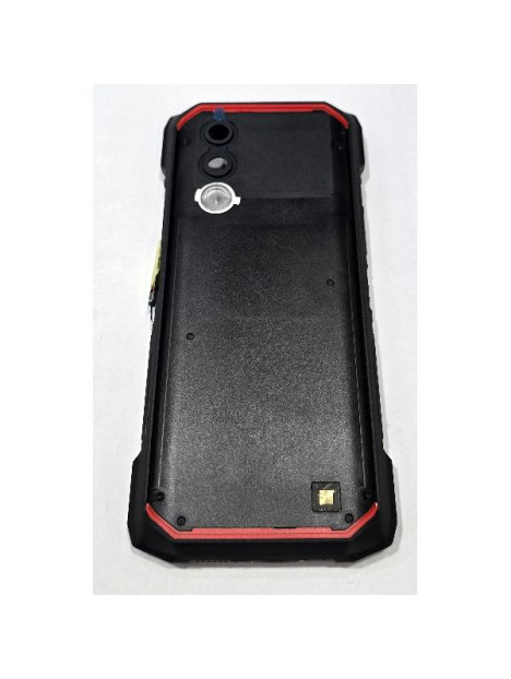 Tapa trasera o tapa bateria negra roja para Doogee Blade 20