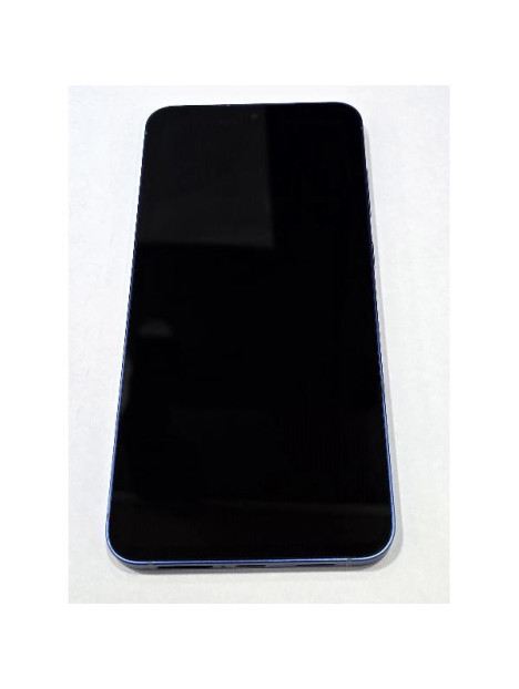 Pantalla lcd para Samsung Galaxy S25 Plus 5G S936 mas tactil negro con marco azul calidad Oled