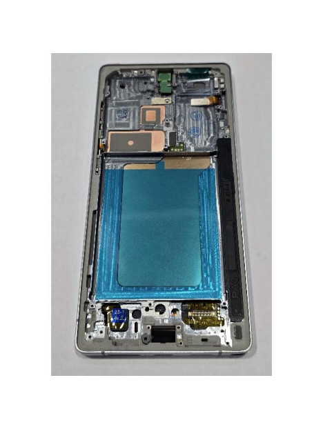 Pantalla lcd para Samsung Galaxy S25 Ultra 5G S938 mas tactil negro con marco plata calidad Oled