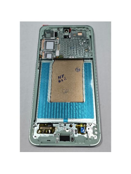 Pantalla lcd para Samsung Galaxy S25 Plus 5G S936 mas tactil negro con marco verde calidad Oled