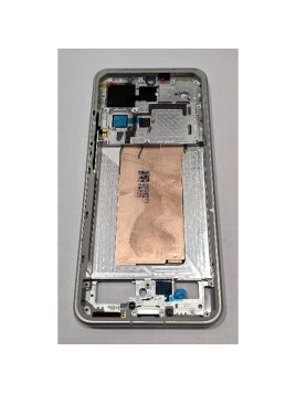 Carcasa o marco central plata para Xiaomi 15 5G