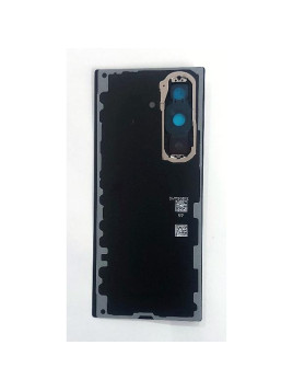 Tapa trasera o tapa bateria plata para Samsung Galaxy Z Fold 7 F966 con cubierta de camara