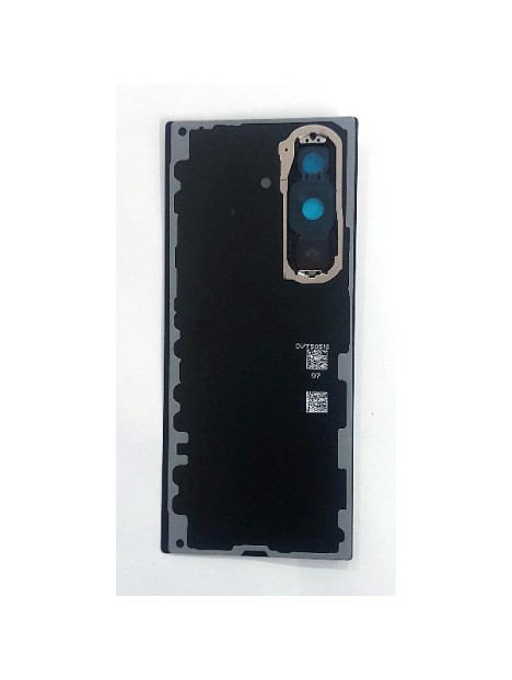 Tapa trasera o tapa bateria plata para Samsung Galaxy Z Fold 7 F966 con cubierta de camara