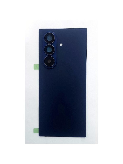 Tapa trasera o tapa bateria azul para Samsung Galaxy Z Fold 7 F966 con cubierta de camara