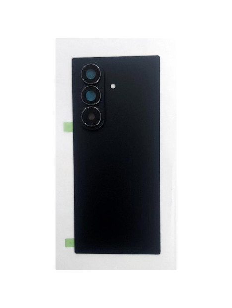 Tapa trasera o tapa bateria negra para Samsung Galaxy Z Fold 7 F966 con cubierta de camara