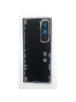 Tapa trasera o tapa bateria negra para Samsung Galaxy Z Fold 7 F966 con cubierta de camara