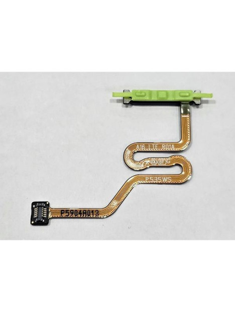 Flex sensor de huella negro para Samsung Galaxy A16 4G A165 GH96-18611A Service Pack