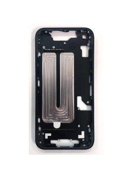 Carcasa o marco central negro para iPhone 16E A3410 con botones laterales