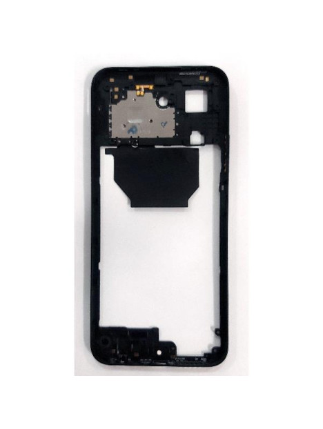 Carcasa o marco central negro para Xiaomi Redmi 15C