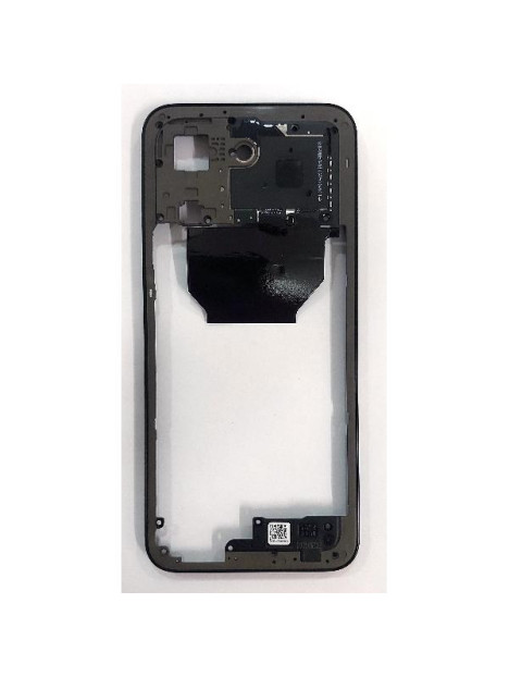 Carcasa o marco central negro para Xiaomi Redmi 15C