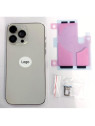 Tapa trasera o tapa bateria dorada para iPhone 14 Pro Max mas marco central con componentes Remanufacturado Grado A