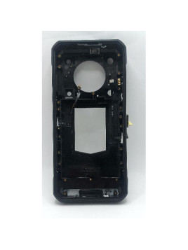 Tapa trasera o tapa bateria para modelo negro para Oukitel WP56 5G
